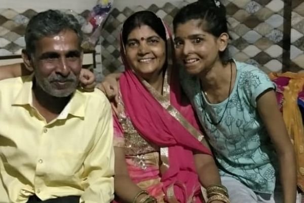 Ritu Saini with her family