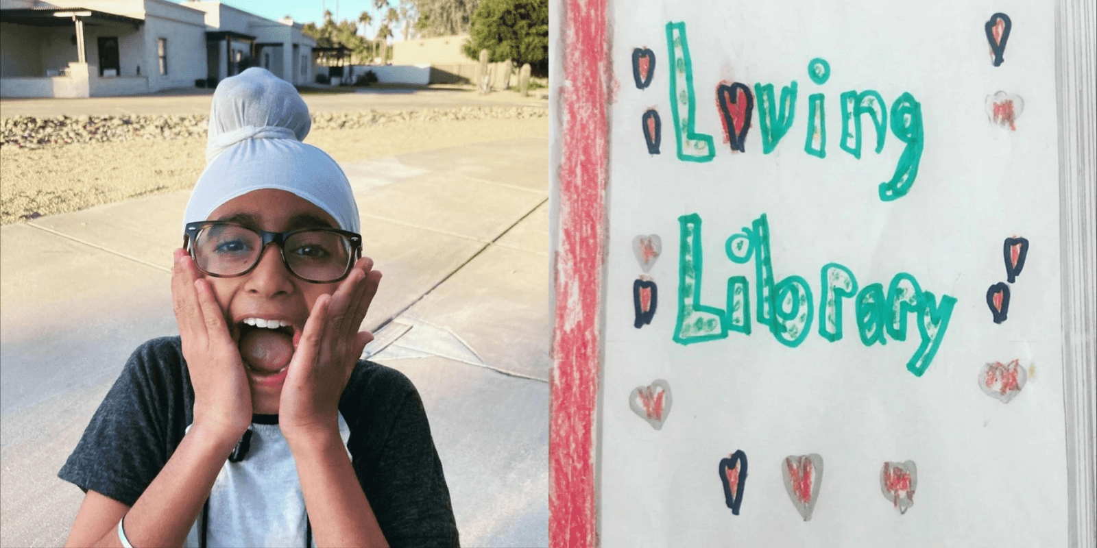 9-year-old Sikh kid Anaik Sachdev created a Library for helping lonely COVID patients, Now serves homeless people 