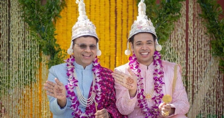 Gay couple in India gets married