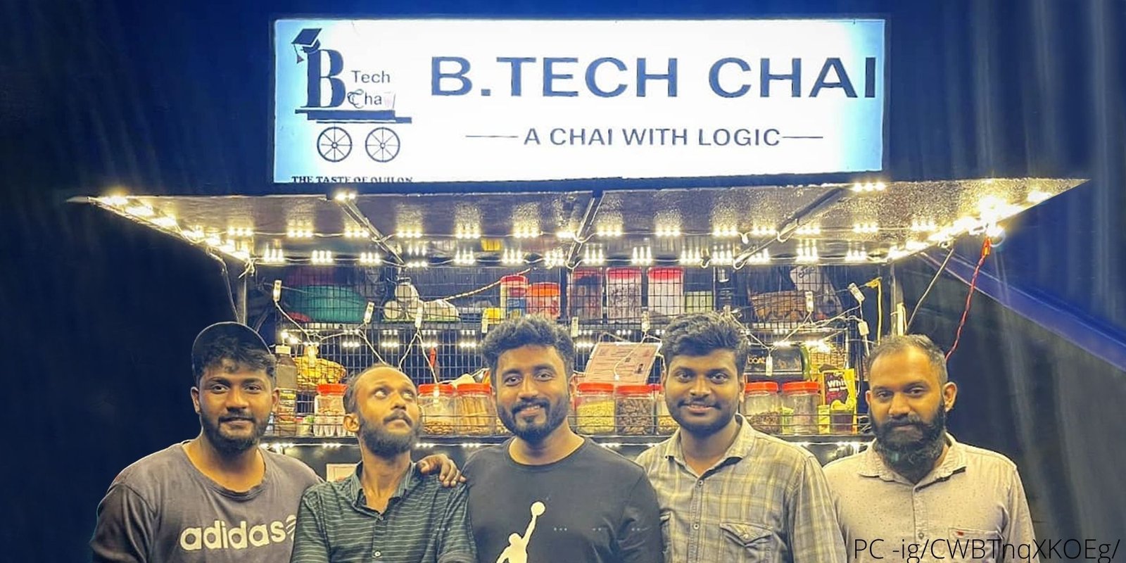 ‘B.Tech Chai’ Provides 50 Flavors Of Tea, Startup By Three Engineers From Kerela