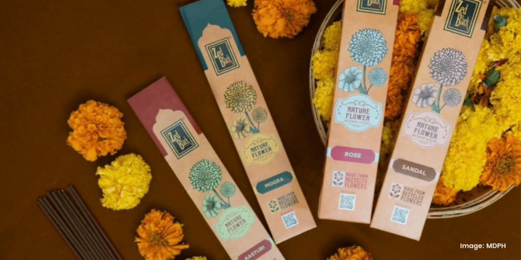 StartUp Creates Incense Sticks From Temple Flower Waste