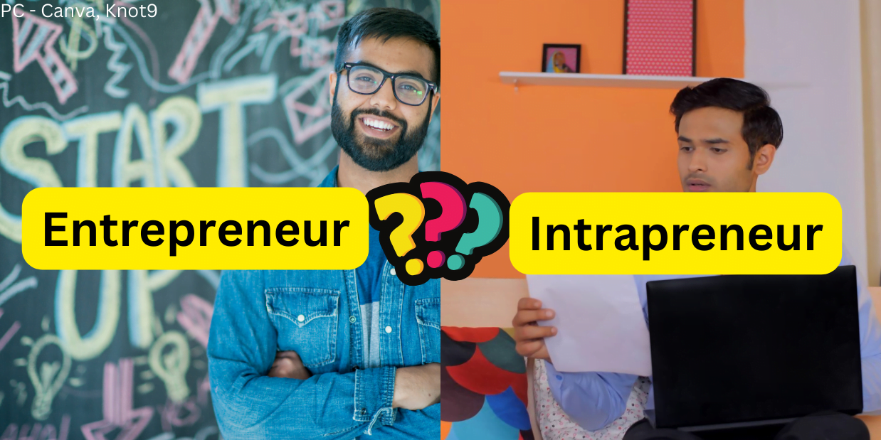 difference between entrepreneur and intrapreneur