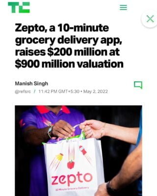 Zepto Net worth